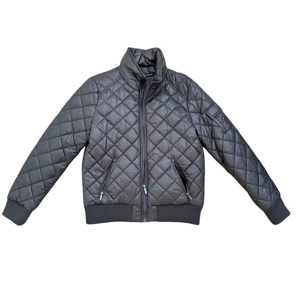 French Connection Black Puffer Jacket | Size Large - Picture 1 of 4
